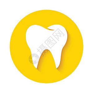 牙齿图标 牙科标志图片