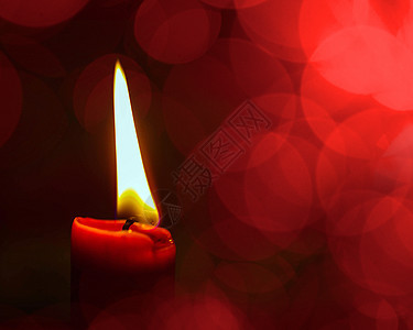 蜡烛火焰灯芯红色图片