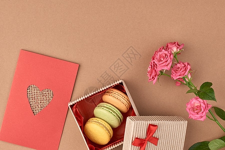 情人节 爱心 礼物面纱 玫瑰粉色婚姻甜点手工展示盒子丝带明信片夫妻红色图片