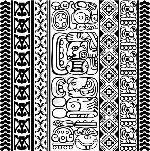 玛雅古德仪式上帝框架边界历史艺术边缘法典装饰品图片