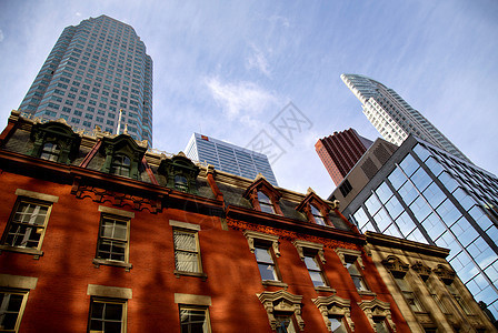 旧楼和新多伦多城市地标高楼建筑学建筑摩天大楼景观图片