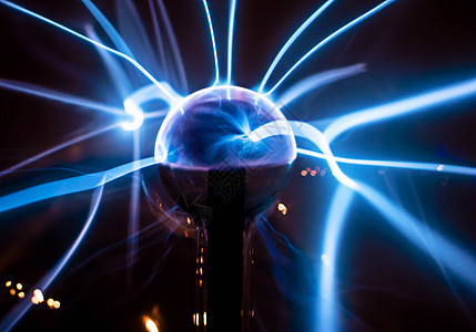 蓝色电电灯工程师电影高科技计算灯光实验室闪电警告力量活力图片