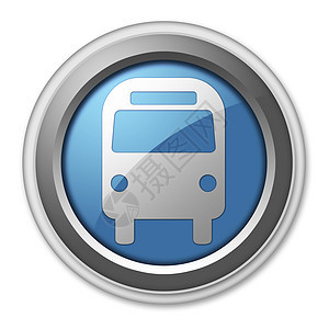 图标按钮方形公共汽车地面运输驾驶旅行港口交通轨道指示牌门票插图乘客徽标图片