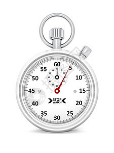 典型的秒表时间拨号速度红色计时器商业白色测量柜台小时图片