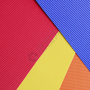 一组颜色 crepe 纸贴近折纸宏观创造力床单剪贴簿卡片粉色黄色红色废料图片
