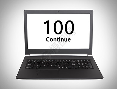 HTTP 状态代码  100 继续网址互联网白色笔记本浏览器客户程序电脑编程协议图片