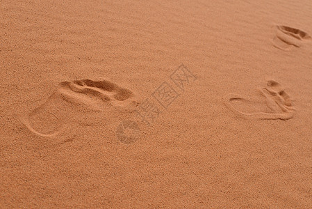 撒哈拉的脚步小路橙子阳光风景路线脚印沙漠太阳沙丘孤独图片