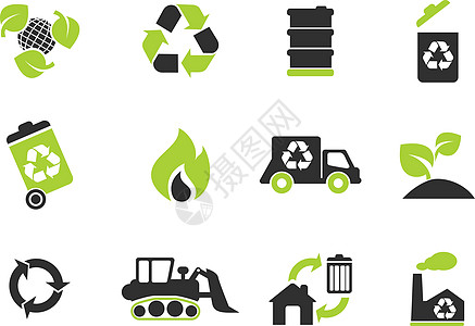 循环复制符号标志绘画设计环境垃圾垃圾车破坏拖拉机行星推土机图片