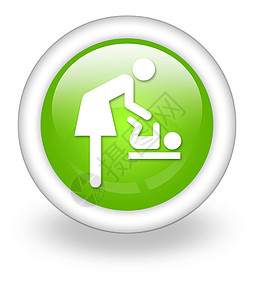 图标按钮立方图婴儿变化车站纽扣浴室插图孩子苗圃纸尿裤贴纸徽标尿布图片