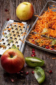 烹饪水果沙拉甜点饮食营养厨房工具合金奇异果早餐蔬菜食物图片