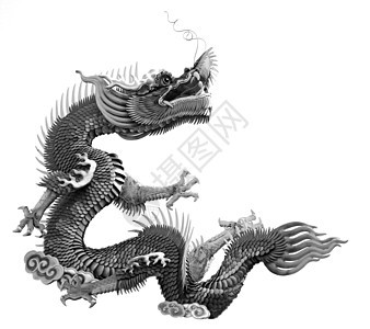 中国风格的龙雕像旅行雕塑艺术传统宗教装饰品文化动物建筑学图片