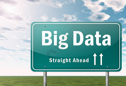 大数据公司Big Data标识挑战数据集字节收集生长路标插图贮存数据库图片