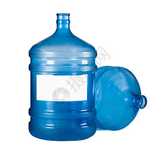 瓶装水饮料酒壶烧瓶液体白色矿物塑料蓝色送货冷却器图片