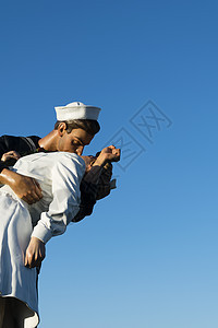 解放神像护士雕像纪念馆背景图片
