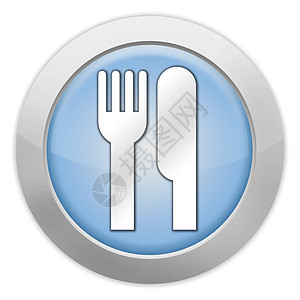 图标 按钮 平方图 食堂 餐厅徽标刀具贴纸象形指示牌用餐小酒馆纽扣烹饪银器图片