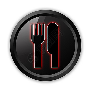 图标 按钮 平方图 食堂 餐厅指示牌用餐餐馆插图徽标纽扣晚餐刀具烹饪午餐图片