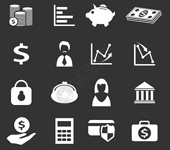 商业和金融机构图标协议硬币小猪金融银行业交换人士商务卡片互联网图片