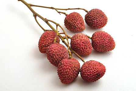 淋巴分会食物红色水果荔枝植被情调异国背景图片