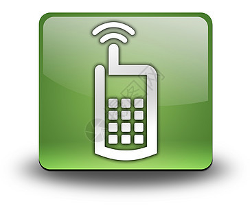 图标 按钮 平方图手机通讯象形设备卫星徽标呼唤铃声电话移动指示牌背景图片
