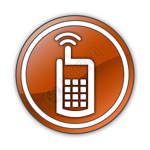 图标 按钮 平方图手机铃声标识呼叫者贴纸电话文字短信纽扣移动插图图片