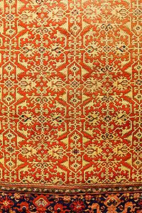 伊斯坦布尔市土耳其地毯的详情火鸡装饰品手工地面丝绸羊毛几何学工艺小地毯风格图片