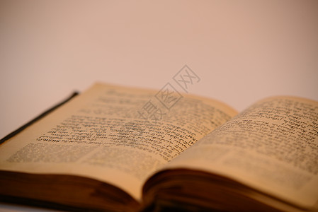 漂亮的老犹太书字母宗教遗嘱历史滚动学习传统古董教育精神图片