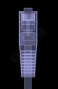 RJ45号电信电缆绳索宽带金属x射线背景技术连接器互联网局域网插头图片