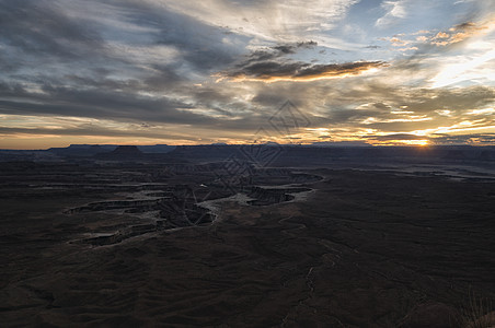 美国Canyonlands国家公园天气旅行土地风景远景生态荒野假期日落孤独图片