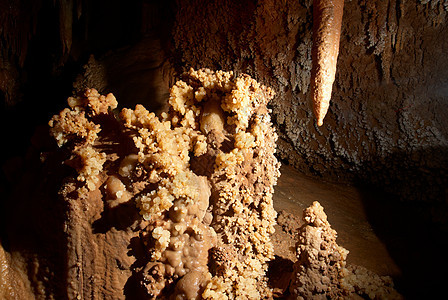 洞穴中的触角科学钟乳石洞穴学大厅探索管子公园国家旅游地球图片