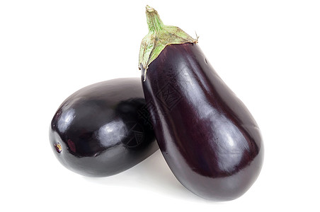 白背景的茄子种植营养维生素食物圆形美食紫色蔬菜饮食图片