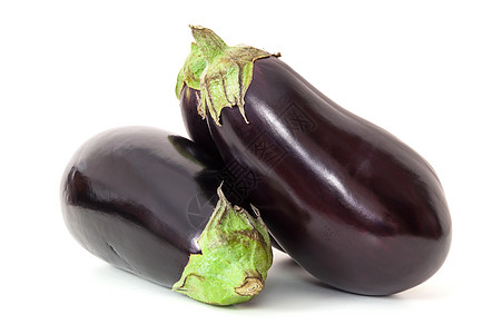 白背景的茄子种植紫色食物蔬菜圆形美食维生素营养饮食图片