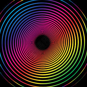 彩虹螺旋曲线插图蓝色电脑黄色墙纸漩涡创造力涡流黑色图片
