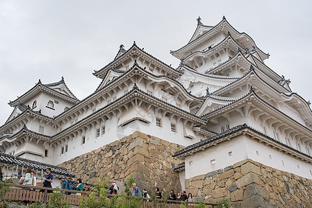 日本的喜木二城堡 也称为白海隆城堡天空苍鹭文化建筑学建筑旅游世界观光历史旅行图片