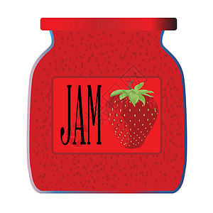 Jam Jar 焦贾营养家庭园艺装罐果味玻璃水果产品食物甜点图片