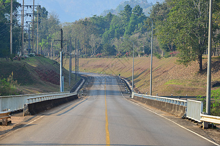 泰王国公路旅游旅行背景图片