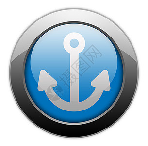 图标 按钮 立方图游艇海洋标识文字插图象形指示牌锚点贴纸纽扣图片