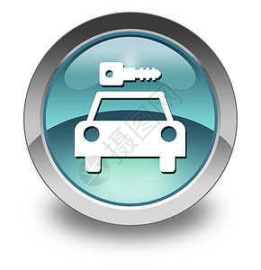 图标 按钮 立方图汽车租赁司机代理人插图贴纸文字保险安全徽标象形钥匙背景图片