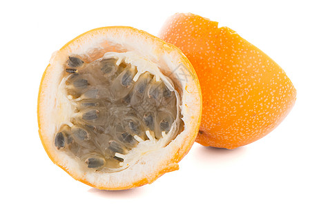 辣椒果浆花粉橙子热情黄色舌肌热带种子甜点美味团体白色图片