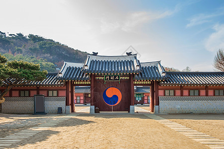 水原的华永堡垒 韩国著名的城市历史道路皇家交通历史性地标堡垒城堡网关图片