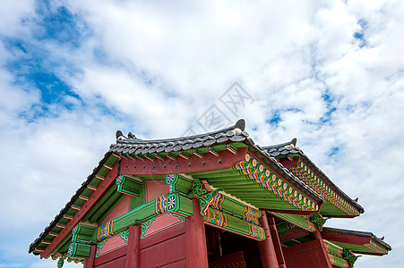 南韩庆博京贡宫皇家吸引力旅行地标文化人群游客旅游图片