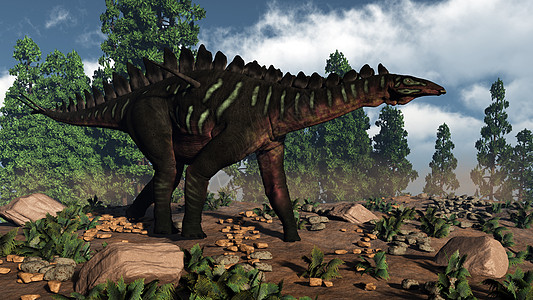 米拉盖亚恐龙 - 3D图片