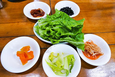Kimchi 韩国传统食物蔬菜营养饮食辣椒美食红色粉状文化烹饪胡椒图片