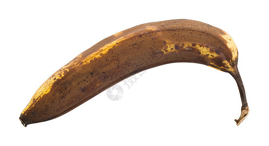 香蕉成熟后 与世隔绝皮肤白色衰变早餐工作室腐烂营养成型机食物棕色图片