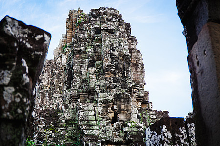 柬埔寨寺庙废墟考古学纪念碑文化雕塑旅行文明石材旅游宗教结构图片