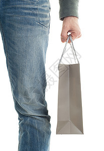 购物人 礼品袋男性购物者杂货白色顾客店铺市场男人购物中心运动图片