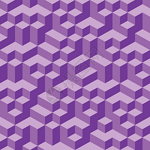 紫色几何音量无缝定型背景002图片
