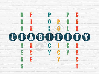 纵横字谜中的保险概念责任建筑填字蓝色游戏合同被保险人建筑学成功风险损失图片