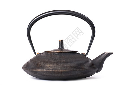 铁制日本茶壶厨具家庭金属饮料古董咖啡艺术黄铜厨房图片