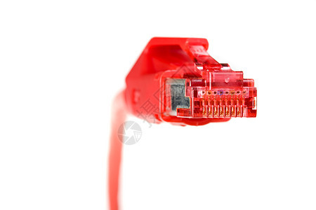 白色背景上隔离的计算机插件的详细细节插座信号绳索金属电脑网络技术连接器别针电子图片