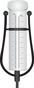 圆柱雨表图片